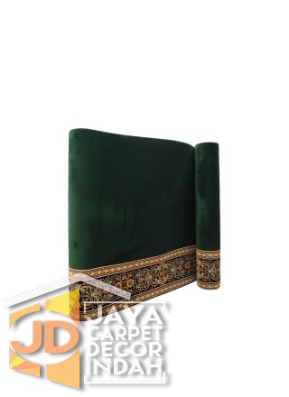 Karpet Sajadah Solomon Asar Green Plain 120x600, 120x1200, 120x1800, 120x2400